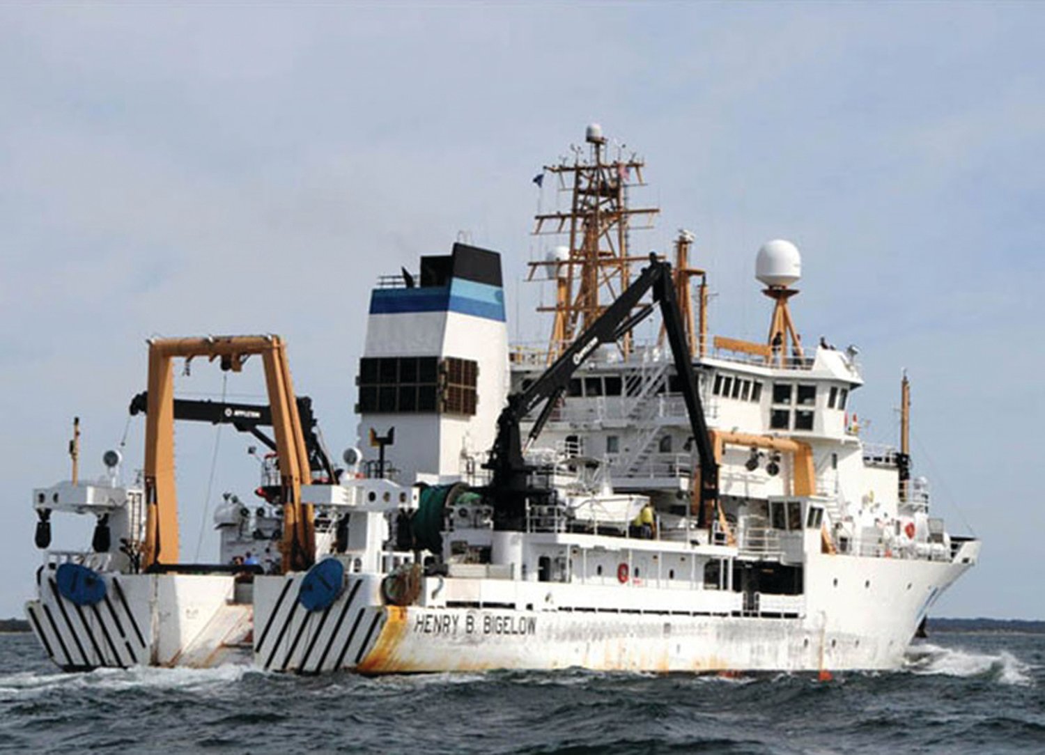 WHAT’S THE CATCH: The Henry B. Bigelow is one of NOAA’s fisheries research vessels.